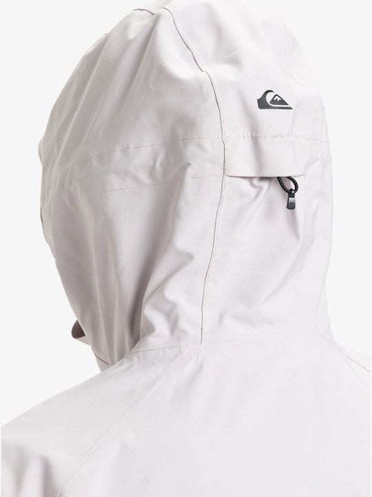 Quiksilver EQYTJ03493-SFN0 Männer Jacke aus für Ski & Snowboard Weiß