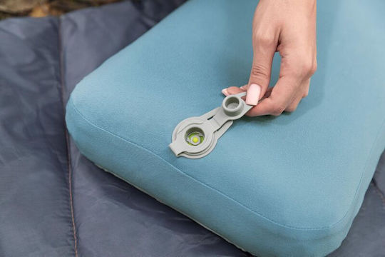 Inflatable Pillow Bestway Alpinelite Large Air Pillow 49.5 X 28cm White Blue 69625_1