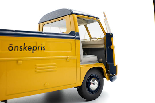 Macheta Auto Volkswagen T1 Pickup Gelb 1950 Maßstab 1:18 Solido