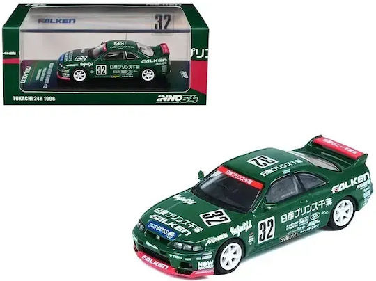 Machetă Auto Nissan Skyline GT-R R33 #32 Prince Chiba Falken Scara 1:64 Inno64