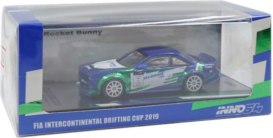 Machetă Mașină Nissan Silvia S14 Boss Fia Intercontinental Drifting Cup 2019 Charles Ng 1:64 Inno64
