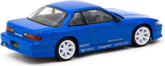 Machetă Mașină Nissan Silvia S13 Toyo Tires Vertex Albastru 1:64 Tarmac