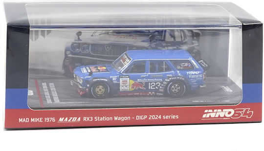 Machetă Mașină Mazda Rx3 Mad Mike D1gp Series 2024 Scara 1:64 Inno64