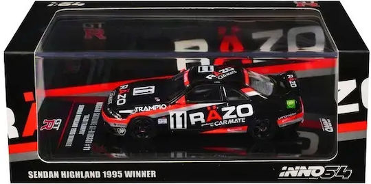 Machetă Mașină Nissan Skyline GT-R R33 #11 Razo Trampio Scara 1:64 Inno64