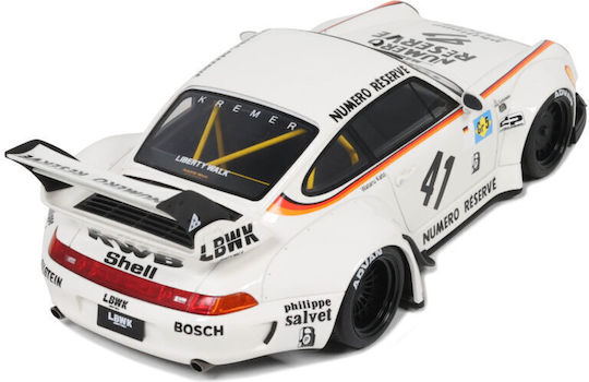 Machetă Mașină Porsche Rwb Bodykit Kato-san Alb 1:18 Gt Spirit Gt451