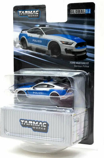 Machetă Mașină Ford Mustang Shelby GT350R Poliția Germană 1:64 Tarmac Works