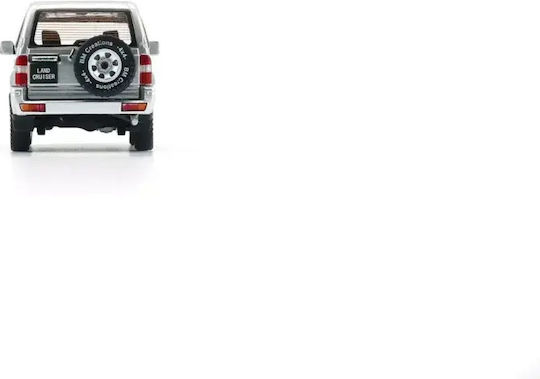 Machetă Mașină Toyota Land Cruiser Prado LC95 Argintiu 1:64 BM Creations