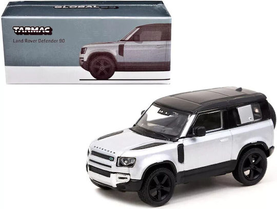 Macheta Auto Land Rover Defender 90 Alb 1:64 Tarmac