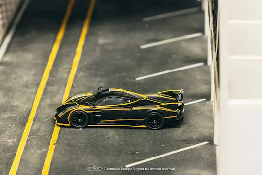 Macheta Auto Pagani Huayra R Ματ Μαύρο 1:64 Tarmac Works