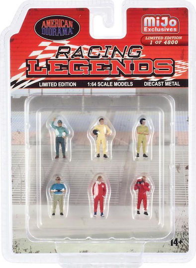 Set Figurine Racing Legends Scara 1:64 American Diorama