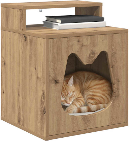 vidaXL Bett Katze Braun