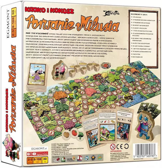 Board Game Kajko and Kokosz The Kidnapping of Miluś for 2-5 Players 8+ Years Old (PL) Egmont