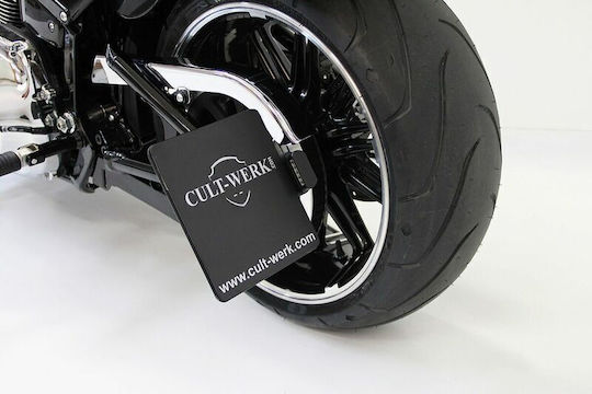 Cult Werk Motorrad-Kennzeichenhalter und -rahmen Hd-bro038-nl