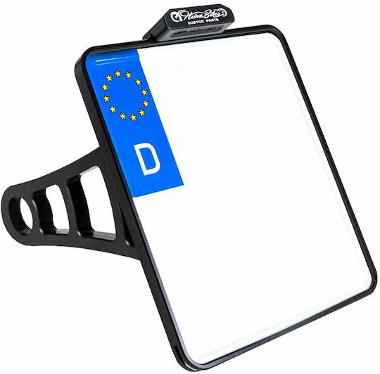 Heinz Bikes Motorrad-Kennzeichenhalter und -rahmen Led Rücklicht Slip-in Hbskz-fl Transparent Kristall 1 Stück