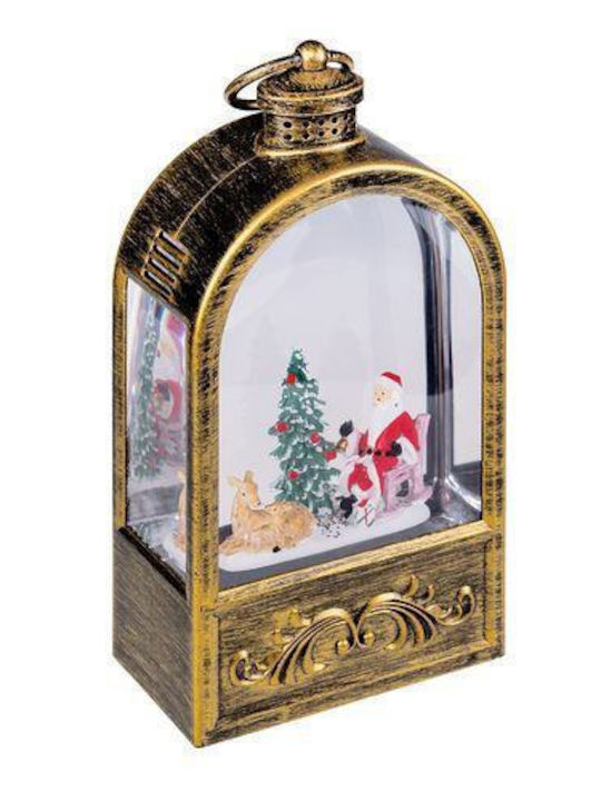 Christmas Snowball Illuminated with Santa Claus 11x24cm
