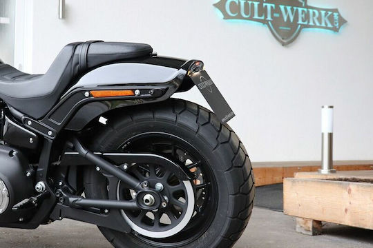 Cult Werk Motorrad-Kennzeichenhalter Und -rahmen Hd-bro079
