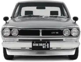 Machetă Mașină Nissan Skyline 2000 GT-R KPGC10 Argintiu 700 1971 Scara 1:12 Otto Models G094