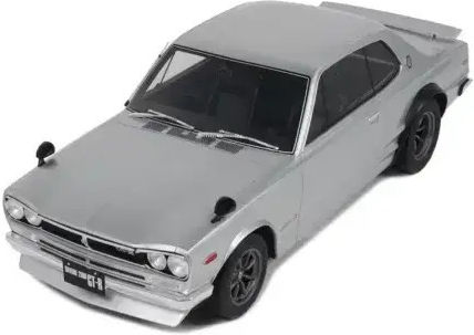 Machetă Mașină Nissan Skyline 2000 GT-R KPGC10 Argintiu 700 1971 Scara 1:12 Otto Models G094
