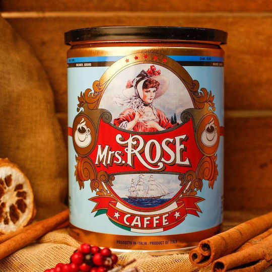 Mrs Rose Καφές Espresso Decaffeine Caramel σε Κόκκους 4x250gr