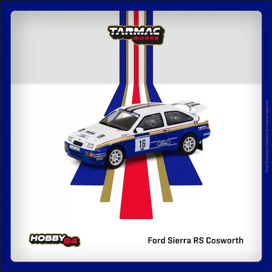 Machetă Mașină Ford Sierra Rs Cosworth #16 Saeed Al-hajri/Steve Bond Rally Noua Zeelandă 1989 Scara 1:64 Tarmac
