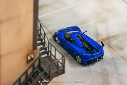 Machetă Mașină Koenigsegg Jesko Attack Albastră Scara 1:64 Tarmac Works