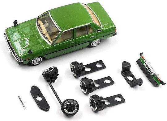 Machetă Mașină Toyota Corolla E70 Verde Scara 1:64 BM Creations