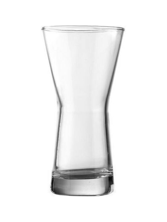 Uniglass Set Gläser Kaffee/Freddo / Likör/Ouzo aus Glas in Braun Farbe 12Stück