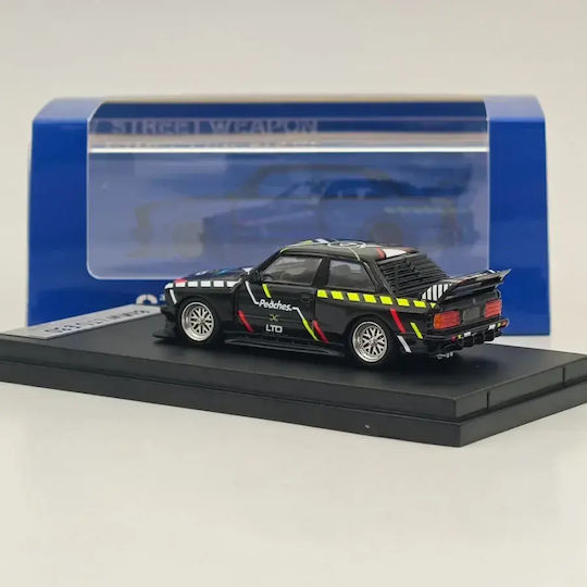 BMW Auto Modell E30 Monster Schwarz Maßstab 1:64 Street Weapon