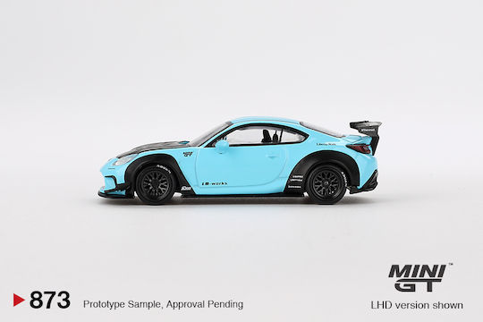Machetă Mașină Toyota GR86 LB Works Baby Blue 2024 Scara 1:64 Mini GT MGT00873-L
