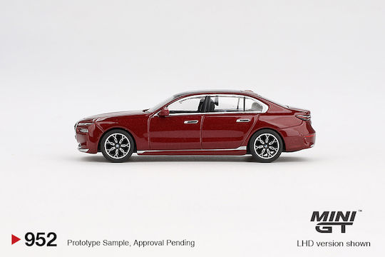 Macheta Auto Bmw I7 Xdrive60 Aventurin Red 2023 1:64 Mini Gt Mgt00952-l