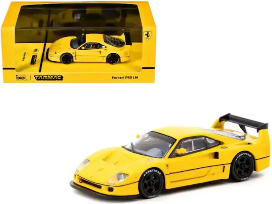 Machetă Mașină Ferrari F40 Lm Galben Scara 1:64 Tarmac