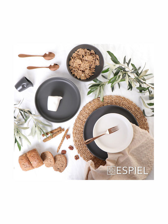 Espiel Terra Matt Πιάτο Ζυμαρικών Μαύρο 27cm 6τμχ 5205918246587