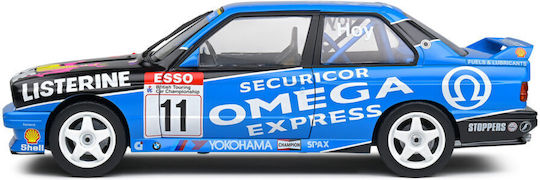 Machetă Mașină BMW E30 M3 Albastru #1 BTCC 1991 Omega 1:18 Solido