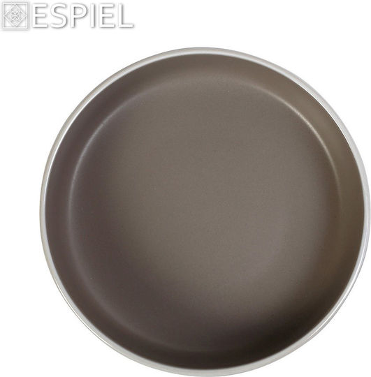 Espiel Mood Plate Soup Ceramic Gray with Diameter 20.3cm 6pcs