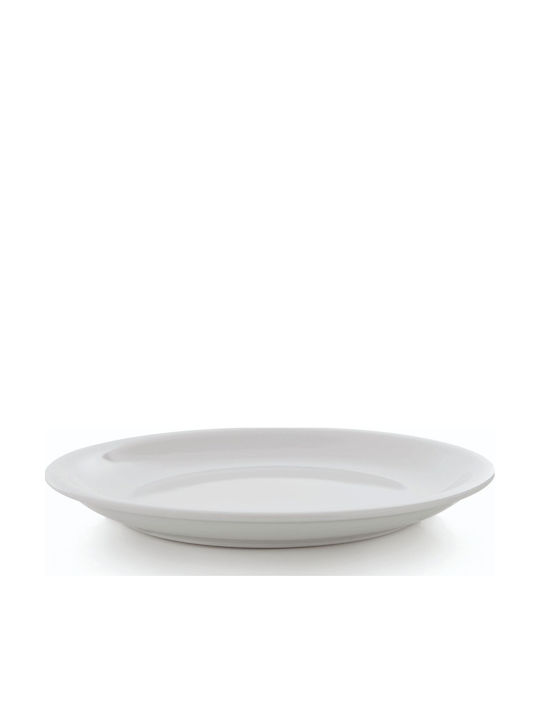 GTSA Plate Shallow made of Porcelain White with Diameter 20cm