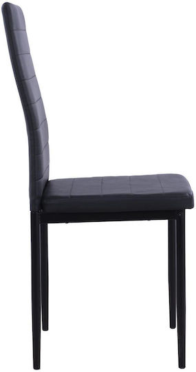 Lady Столички Трапезария Черно 4бр 40x48x48бр