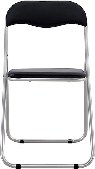 Bold Scaune Sala de mese Pliabile Negru 6buc 89x30x46buc