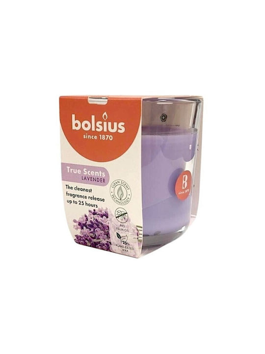 Bolsius True Scents Duftkerze Φ8x7,3cm Lavendel