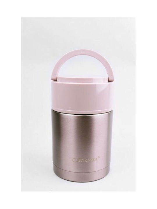 Maestro Δοχείο Φαγητού Inox Θερμός Γκρι 800ml