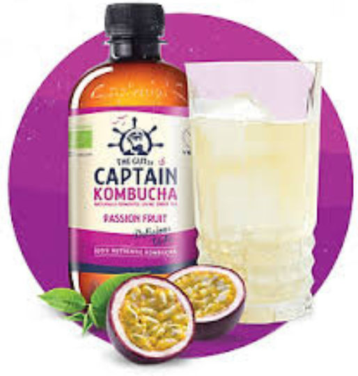 Captain Kombucha Био Комбуча с Маракуя 400мл