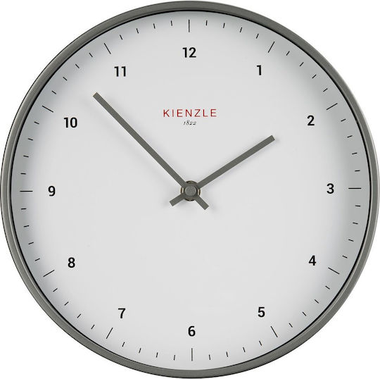Kienzle Стенен часовник Бял Ø25см
