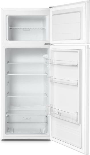 Inventor Ψυγείο Δίπορτο 204lt Υ143xΠ55xΒ55εκ. Λευκό DPM1455WE