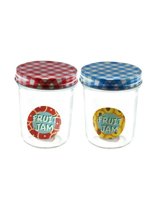 Viosarp Vase General Use with Lid Glass Transparent 300ml