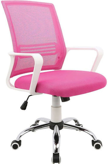 Zita Plus A1600-W Bürostuhl Weiß/Rosa