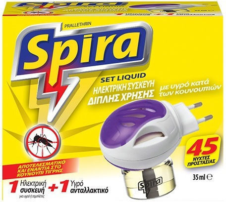 Spira Device with Liquid for Mosquitoes