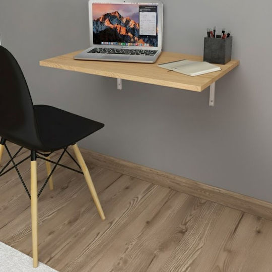 Бюро Ravan Дървено Sapphire Oak С Метални Крака 72x45x29см