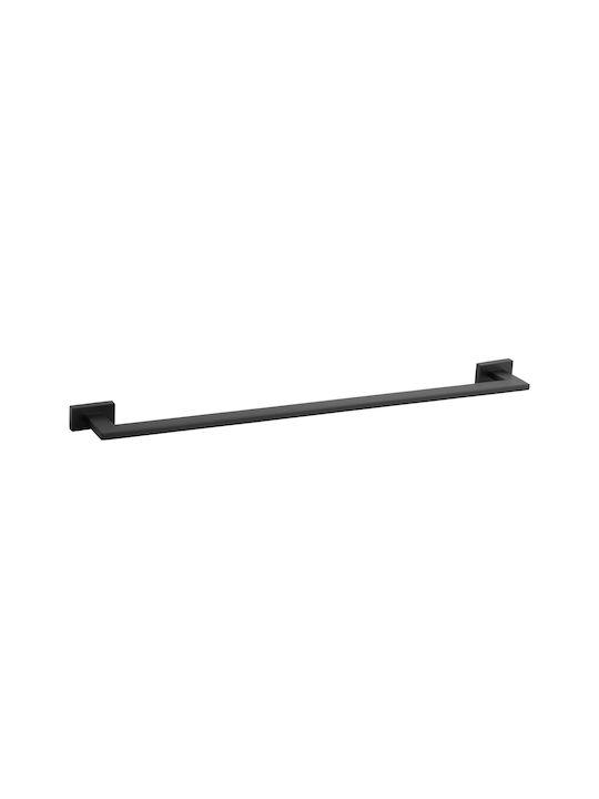 Bronze Art Single Wall-Mounted Bathroom Rail ​60x60cm Black