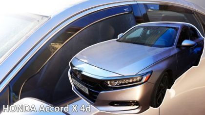 Heko Set Vorder- und Rückseite Auto Windschutzscheiben Dark Fime für Honda Accord 2017-2023 4 Stück