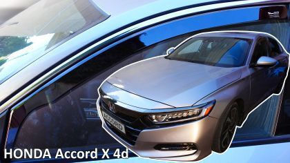 Heko Комплект Автомобилни Ветробрани Преден Тъмен Фиме За Honda Accord 2017-2023 2 Бройки