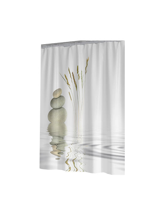 Frans K12 Κουρτίνα Μπάνιου 180x200cm Εκρού